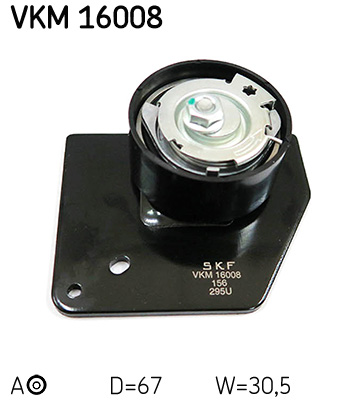 Tensioner Pulley, timing belt - VKM 16008 SKF