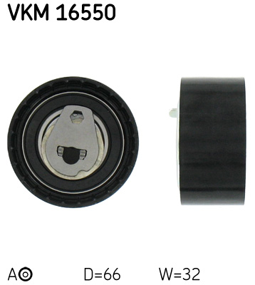 Tensioner Pulley, timing belt - VKM 16550 SKF