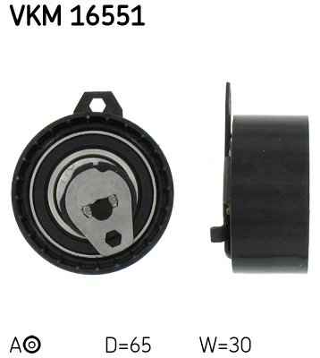 Tensioner Pulley, timing belt - VKM 16551 SKF