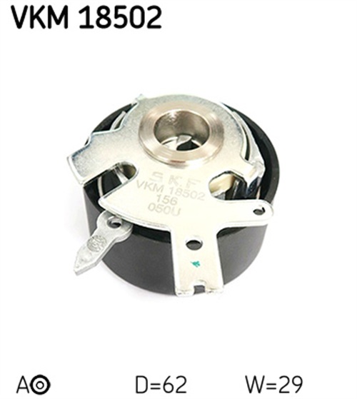Tensioner Pulley, timing belt - VKM 18502 SKF