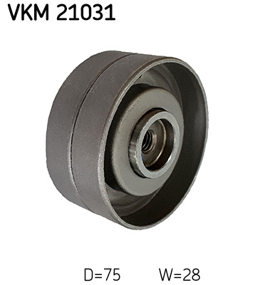 Deflection/Guide Pulley, timing belt - VKM 21031 SKF