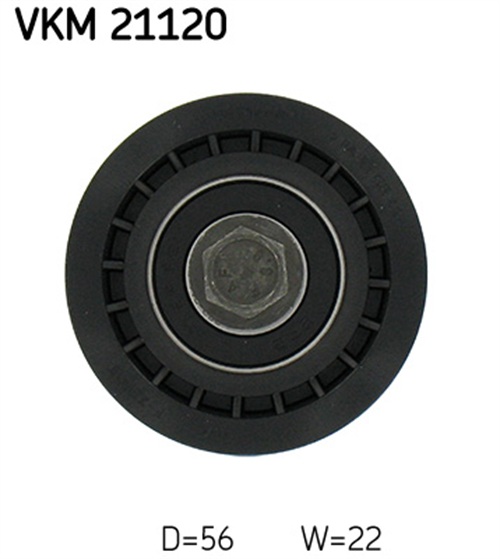 Deflection/Guide Pulley, timing belt - VKM 21120 SKF