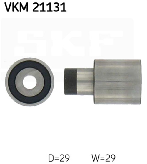 Deflection/Guide Pulley, timing belt - VKM 21131 SKF