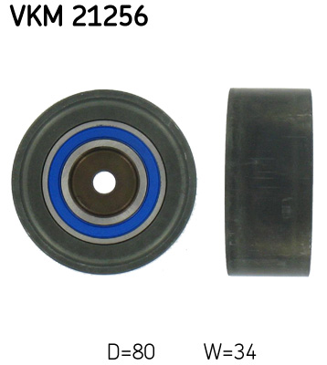 Deflection/Guide Pulley, timing belt - VKM 21256 SKF