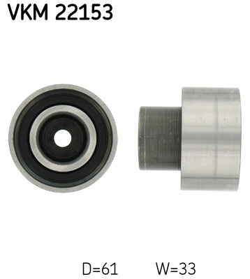 Deflection/Guide Pulley, timing belt - VKM 22153 SKF