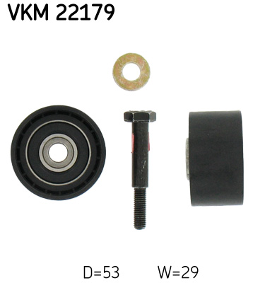 Deflection/Guide Pulley, timing belt - VKM 22179 SKF