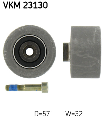 Deflection/Guide Pulley, timing belt - VKM 23130 SKF