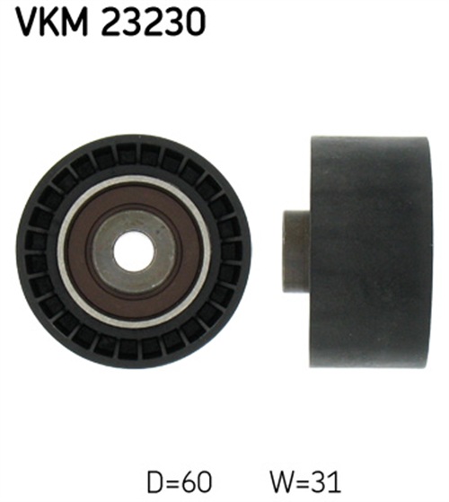 Deflection/Guide Pulley, timing belt - VKM 23230 SKF
