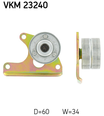 Deflection/Guide Pulley, timing belt - VKM 23240 SKF