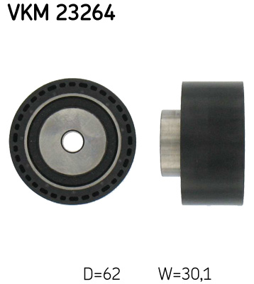 Deflection/Guide Pulley, timing belt - VKM 23264 SKF