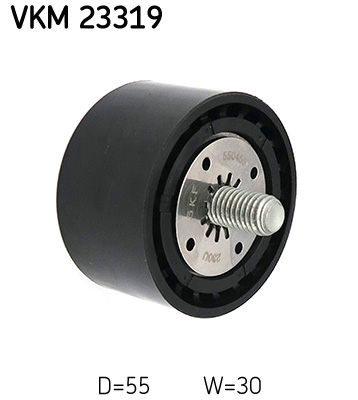 Deflection/Guide Pulley, timing belt - VKM 23319 SKF
