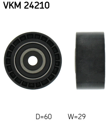 Deflection/Guide Pulley, timing belt - VKM 24210 SKF