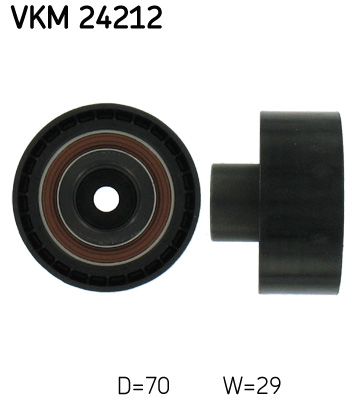 Deflection/Guide Pulley, timing belt - VKM 24212 SKF