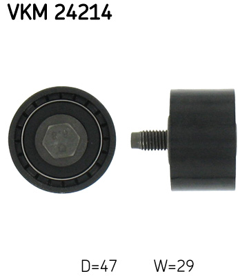Deflection/Guide Pulley, timing belt - VKM 24214 SKF