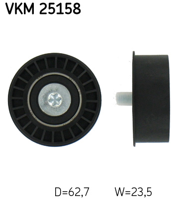 Deflection/Guide Pulley, timing belt - VKM 25158 SKF