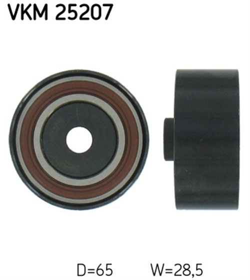 Deflection/Guide Pulley, timing belt - VKM 25207 SKF