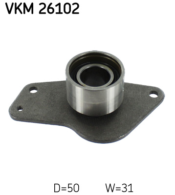 Deflection/Guide Pulley, timing belt - VKM 26102 SKF