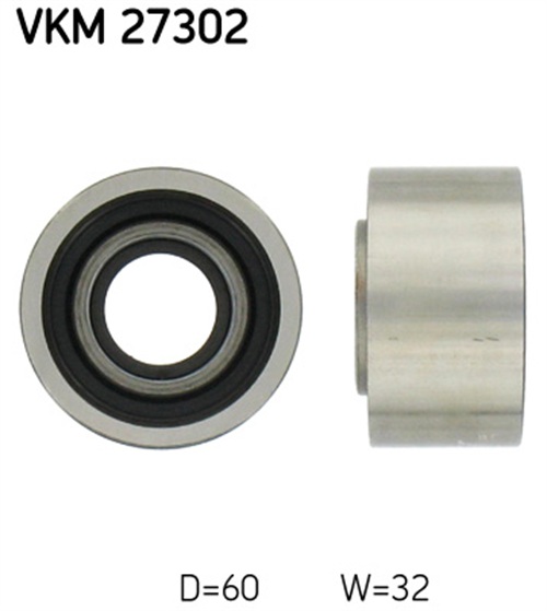 Deflection/Guide Pulley, timing belt - VKM 27302 SKF