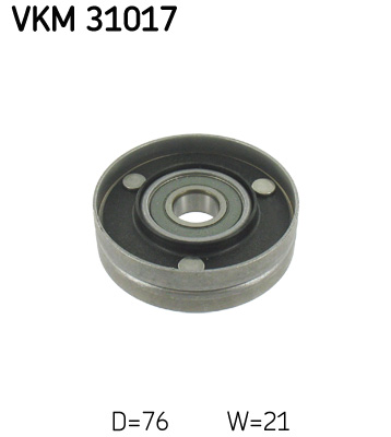 Deflection/Guide Pulley, V-ribbed belt - VKM 31017 SKF
