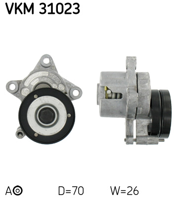 Belt Tensioner, V-ribbed belt - VKM 31023 SKF