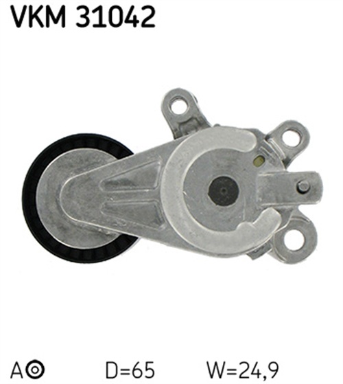Belt Tensioner, V-ribbed belt - VKM 31042 SKF