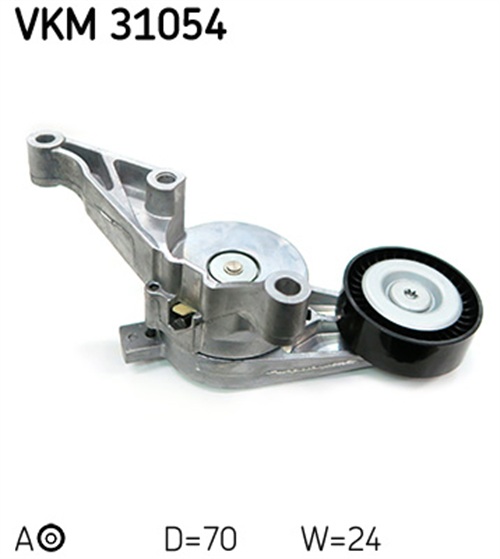 Belt Tensioner, V-ribbed belt - VKM 31054 SKF