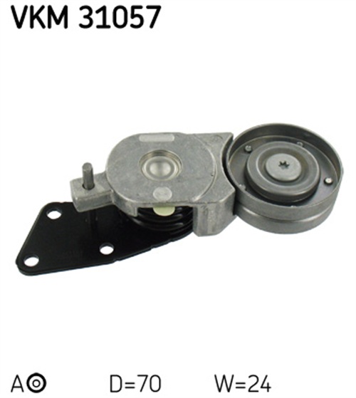 Belt Tensioner, V-ribbed belt - VKM 31057 SKF