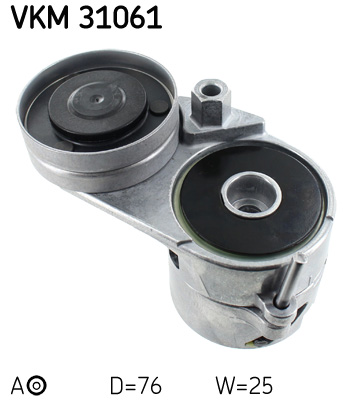 Belt Tensioner, V-ribbed belt - VKM 31061 SKF