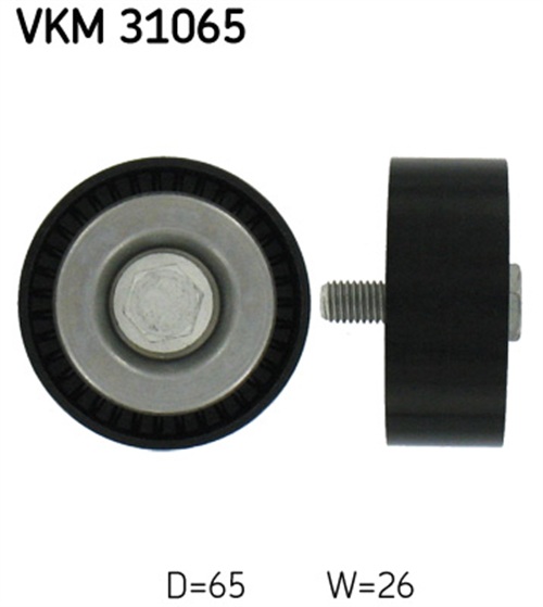 Deflection/Guide Pulley, V-ribbed belt - VKM 31065 SKF