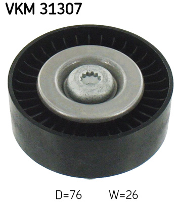 Deflection/Guide Pulley, V-ribbed belt - VKM 31307 SKF