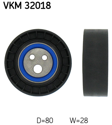Deflection/Guide Pulley, V-ribbed belt - VKM 32018 SKF