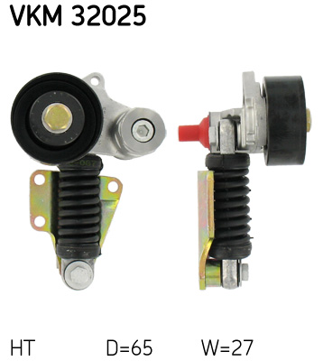 Belt Tensioner, V-ribbed belt - VKM 32025 SKF