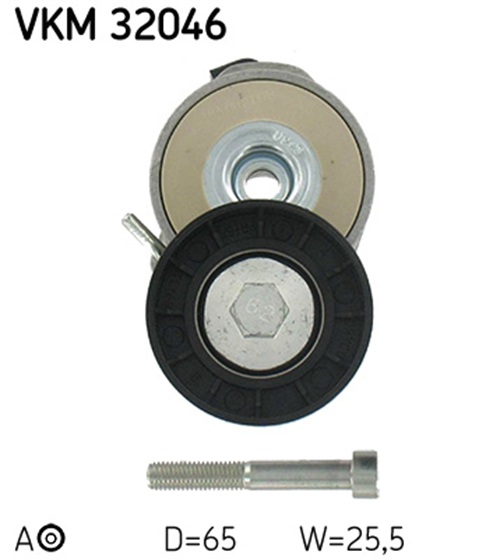 Belt Tensioner, V-ribbed belt - VKM 32046 SKF