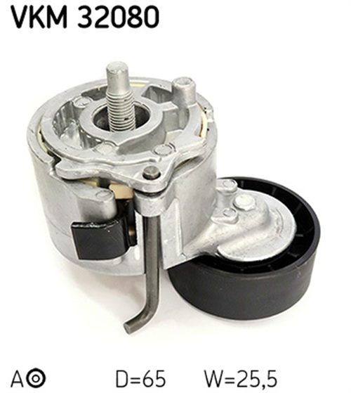 Belt Tensioner, V-ribbed belt - VKM 32080 SKF