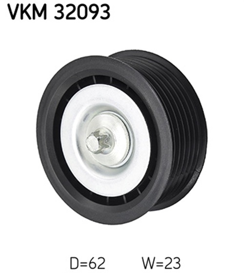 Deflection/Guide Pulley, V-ribbed belt - VKM 32093 SKF