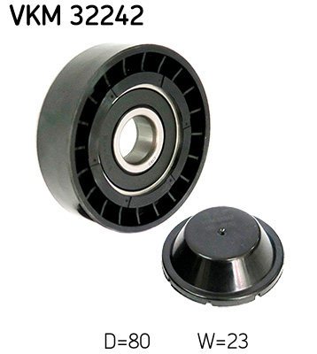 Deflection/Guide Pulley, V-ribbed belt - VKM 32242 SKF