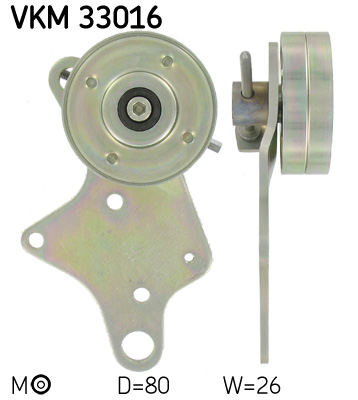 Belt Tensioner, V-ribbed belt - VKM 33016 SKF