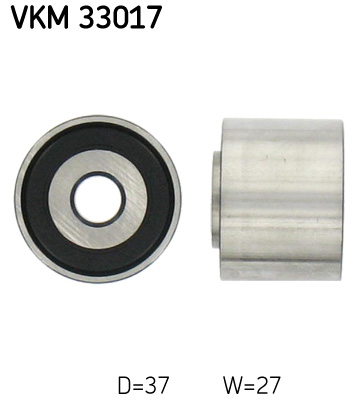 Deflection/Guide Pulley, V-ribbed belt - VKM 33017 SKF