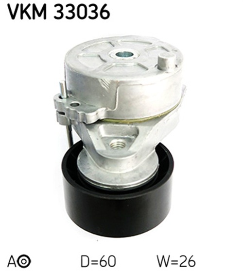 Belt Tensioner, V-ribbed belt - VKM 33036 SKF