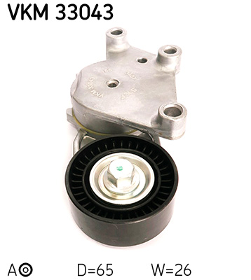 Belt Tensioner, V-ribbed belt - VKM 33043 SKF