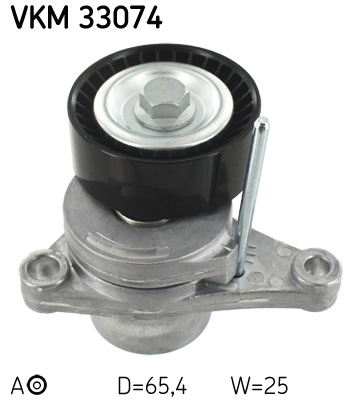 Belt Tensioner, V-ribbed belt - VKM 33074 SKF