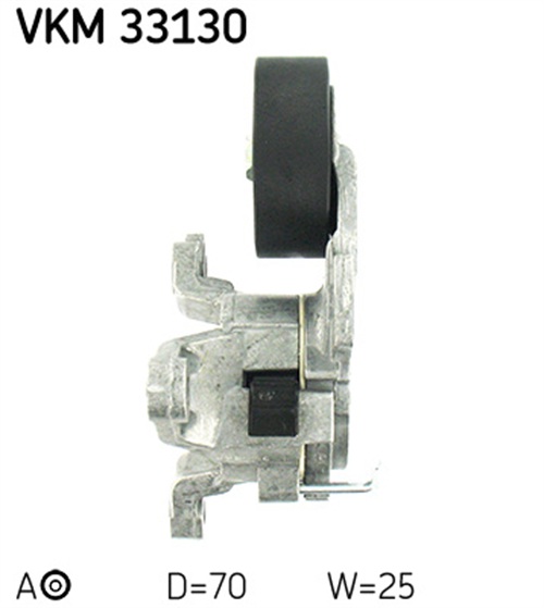 Belt Tensioner, V-ribbed belt - VKM 33130 SKF