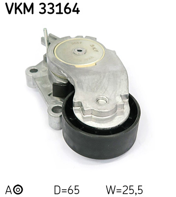 Belt Tensioner, V-ribbed belt - VKM 33164 SKF