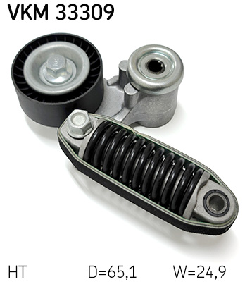 Belt Tensioner, V-ribbed belt - VKM 33309 SKF