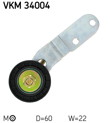 Belt Tensioner, V-ribbed belt - VKM 34004 SKF