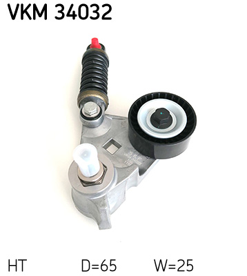 Belt Tensioner, V-ribbed belt - VKM 34032 SKF