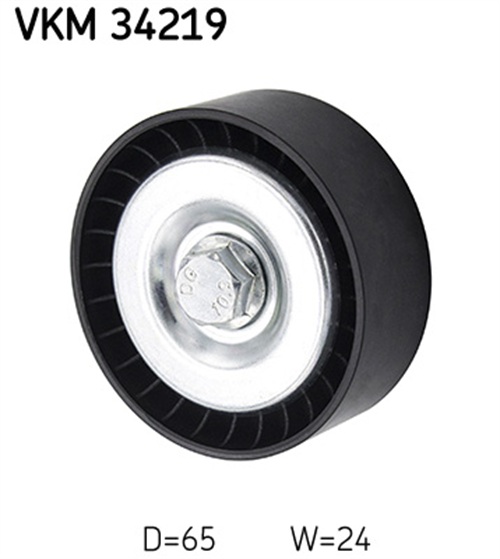 Galoppino/Guidacinghia, Cinghia Poly-V - VKM 34219 SKF