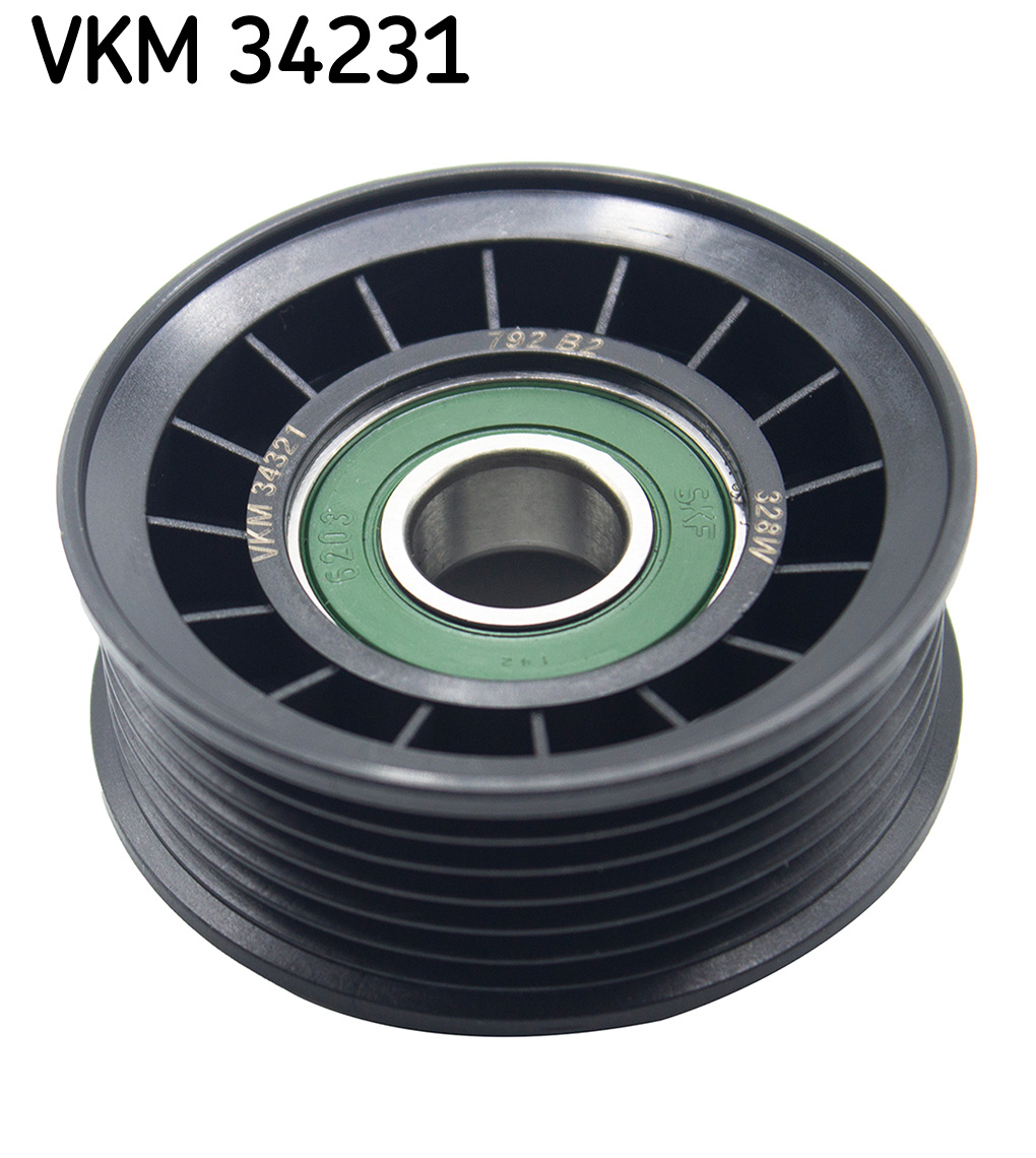 Deflection/Guide Pulley, V-ribbed belt - VKM 34231 SKF