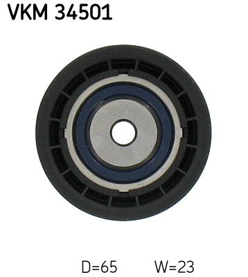 Deflection/Guide Pulley, V-ribbed belt - VKM 34501 SKF