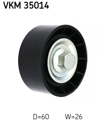 Deflection/Guide Pulley, V-ribbed belt - VKM 35014 SKF